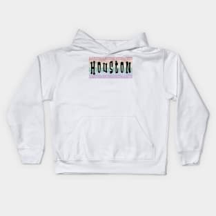 LGBTQ PATTERN AMERICA HOUSTON Kids Hoodie